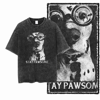 G25 Exclusive Cool Vintage Cotton  Men's COOLMIND Graphic T-shirt | Acid Washed  Streetwear Big Size O-neck men's Tee Tshirt