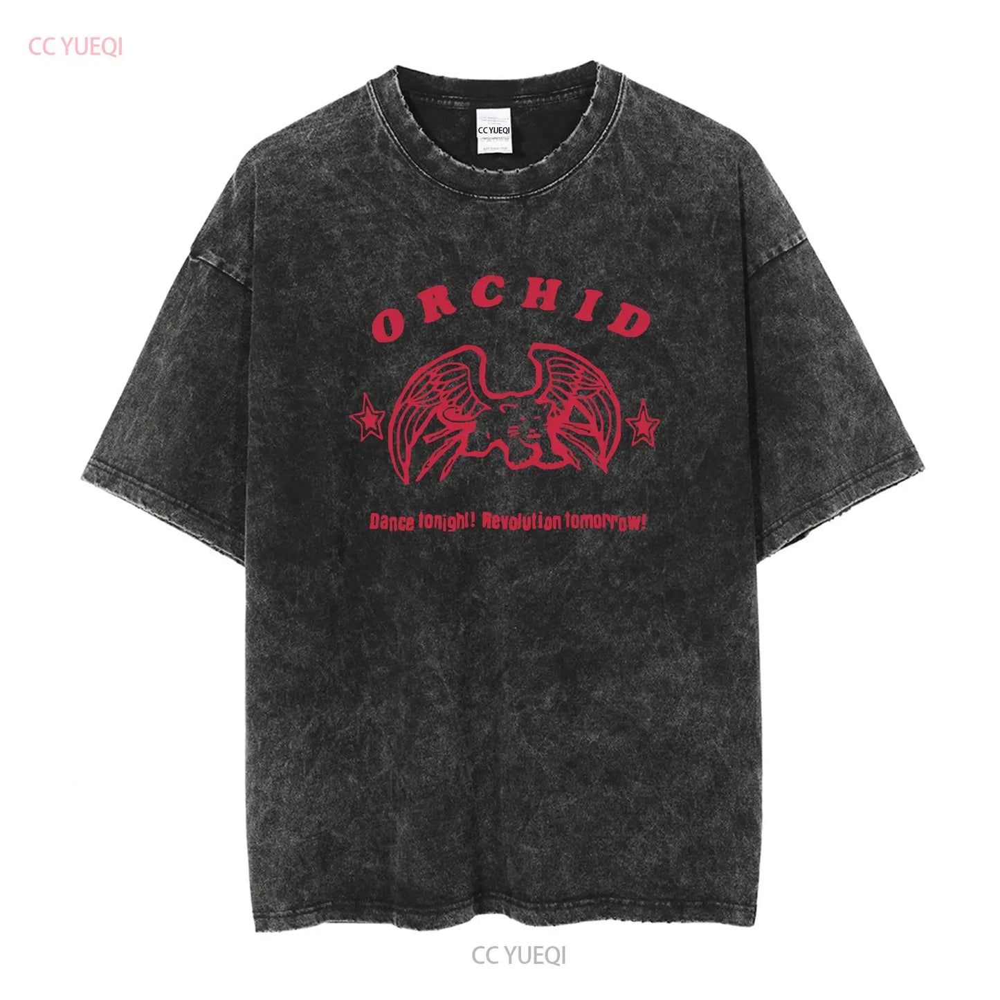 Orchid Dance Tonight T Shirt Screamo Punk Music Ampere Jeromes Dream Raein Y058 vintage Washed Slightly Stretched graphic