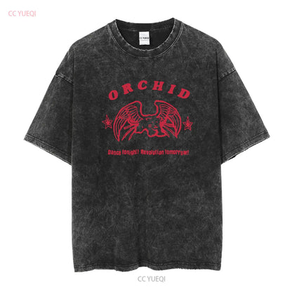Orchid Dance Tonight T Shirt Screamo Punk Music Ampere Jeromes Dream Raein Y058 vintage Washed Slightly Stretched graphic