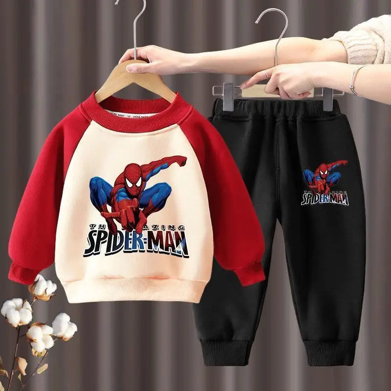 Children's Clothing Sets Boys Cartoon Sweatshirt and Sweatpant 2pcs Kids Tracksuits Boys Pullover Set