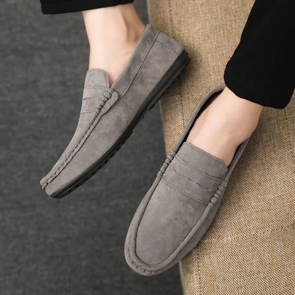 Men Loafers Soft High Quality Spring Autumn Shoes Men Casual Shoes Warm Slip on Flats Driving Shoes
