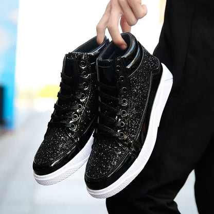 Mens Casual Shoes Non-slip Sports Outsole  Light High-top Men Fashion Boots Wear-resistant Male Sneakers 48