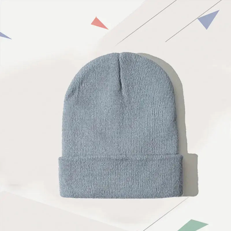 DIY Personalized Embroidered Design Knitted Hat Custom Logo Autumn Winter Warm Beanie Team Customize Stocking Skull Balaclava