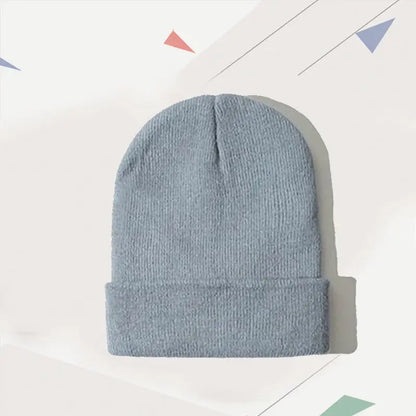 DIY Personalized Embroidered Design Knitted Hat Custom Logo Autumn Winter Warm Beanie Team Customize Stocking Skull Balaclava