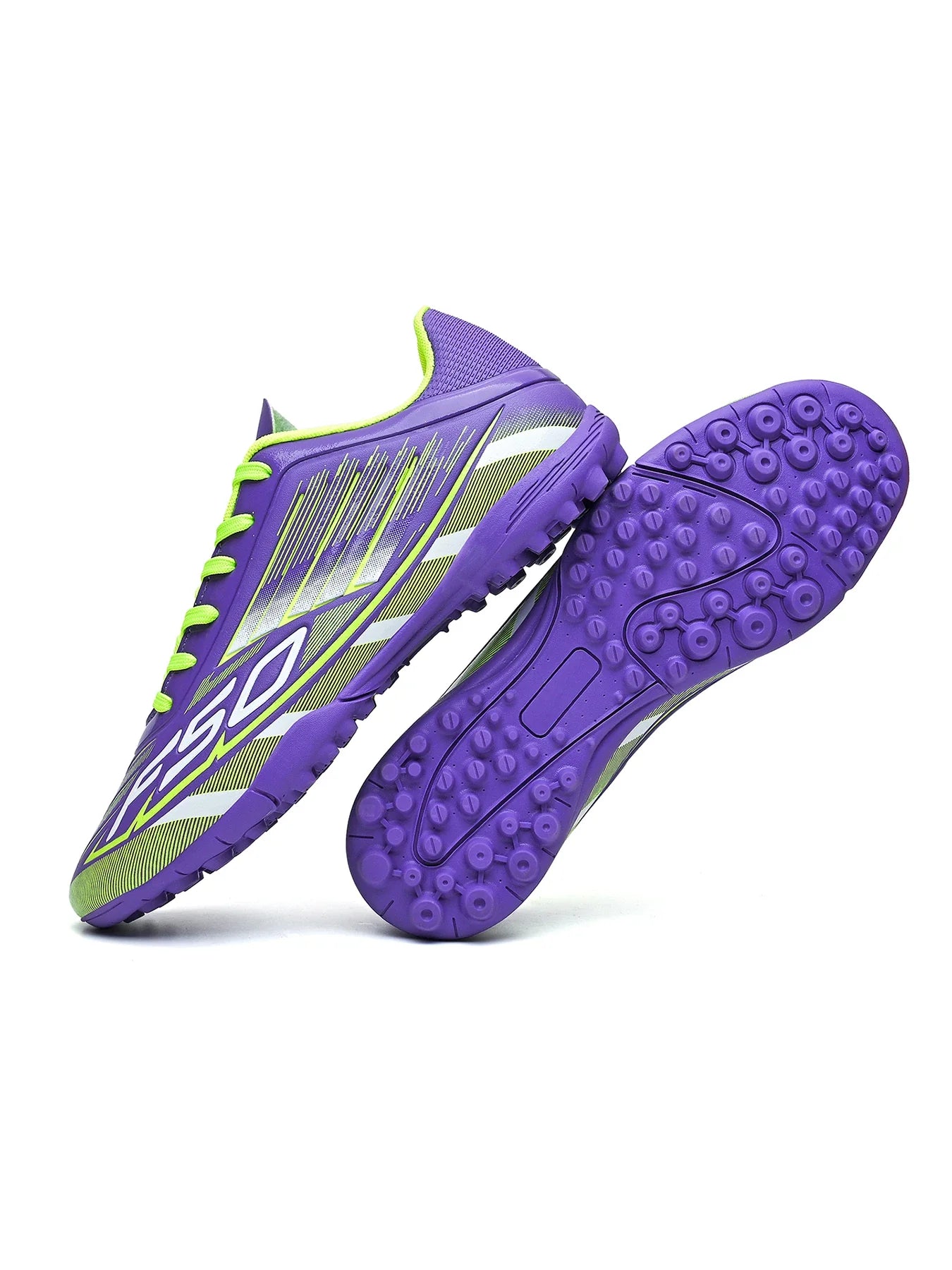 Men Women Kids TF Turf Soccer Cleats Training Wear Non-Slip Wear-Resistant PU Fabric Rubber Sole