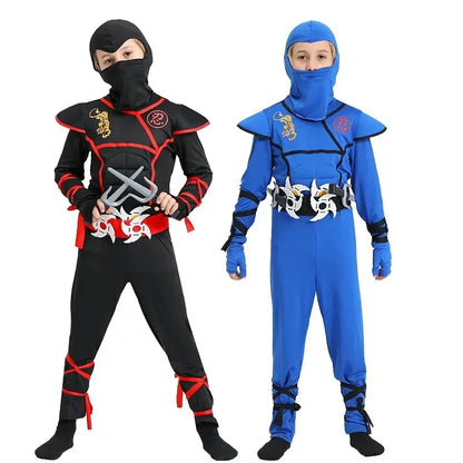 Disfraz de Ninja para Halloween, Disfraz de Samurai Japonés, Mono de Ninja con Accesorios de Espuma