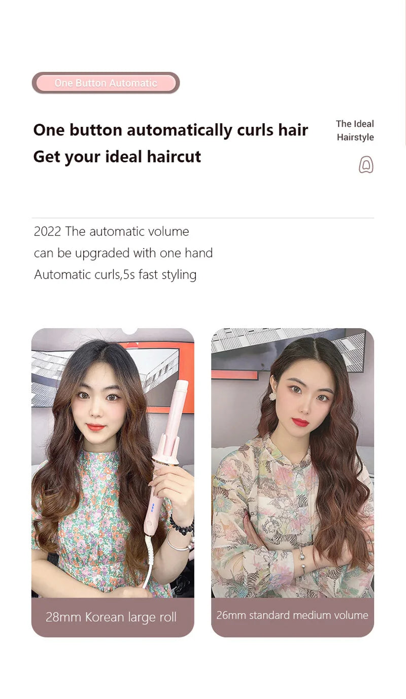 Automatic Curler Negative Ion Lazy Person Large Curling Wave Perm Household Small Type Electric Ceramic Spin Curling Iron