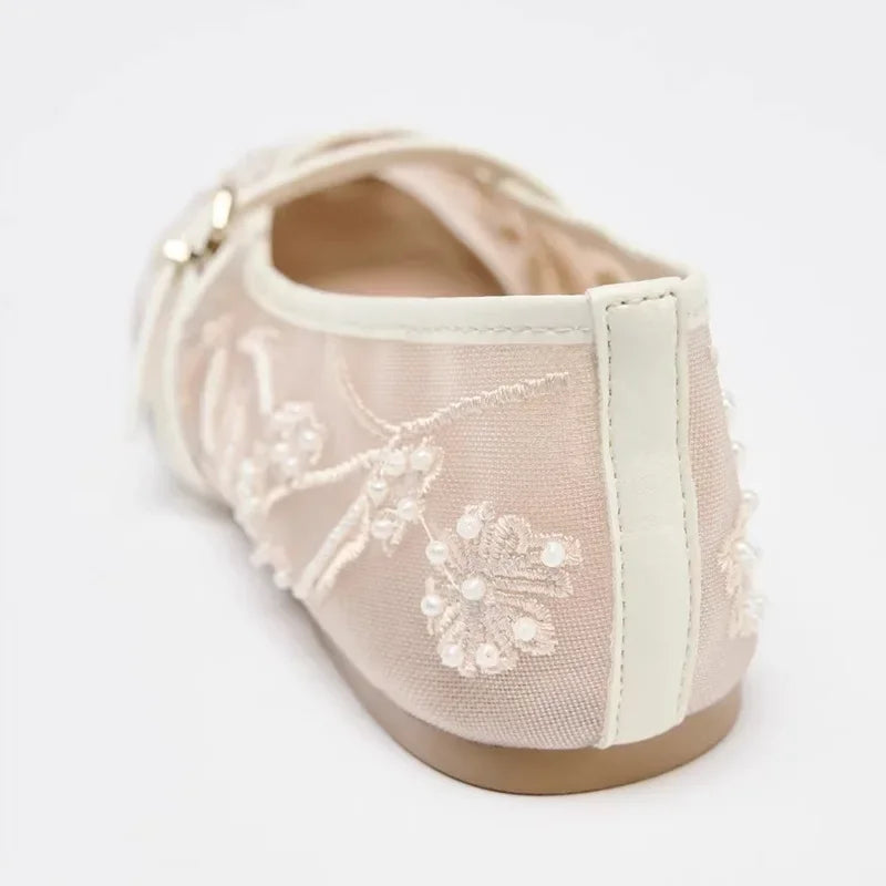 Summer Mesh Bow Designer Shoes for Women Comfortable Thin Heeled Sandals Elegant Slingbacks Women Pumps Wedding Dress High Heels