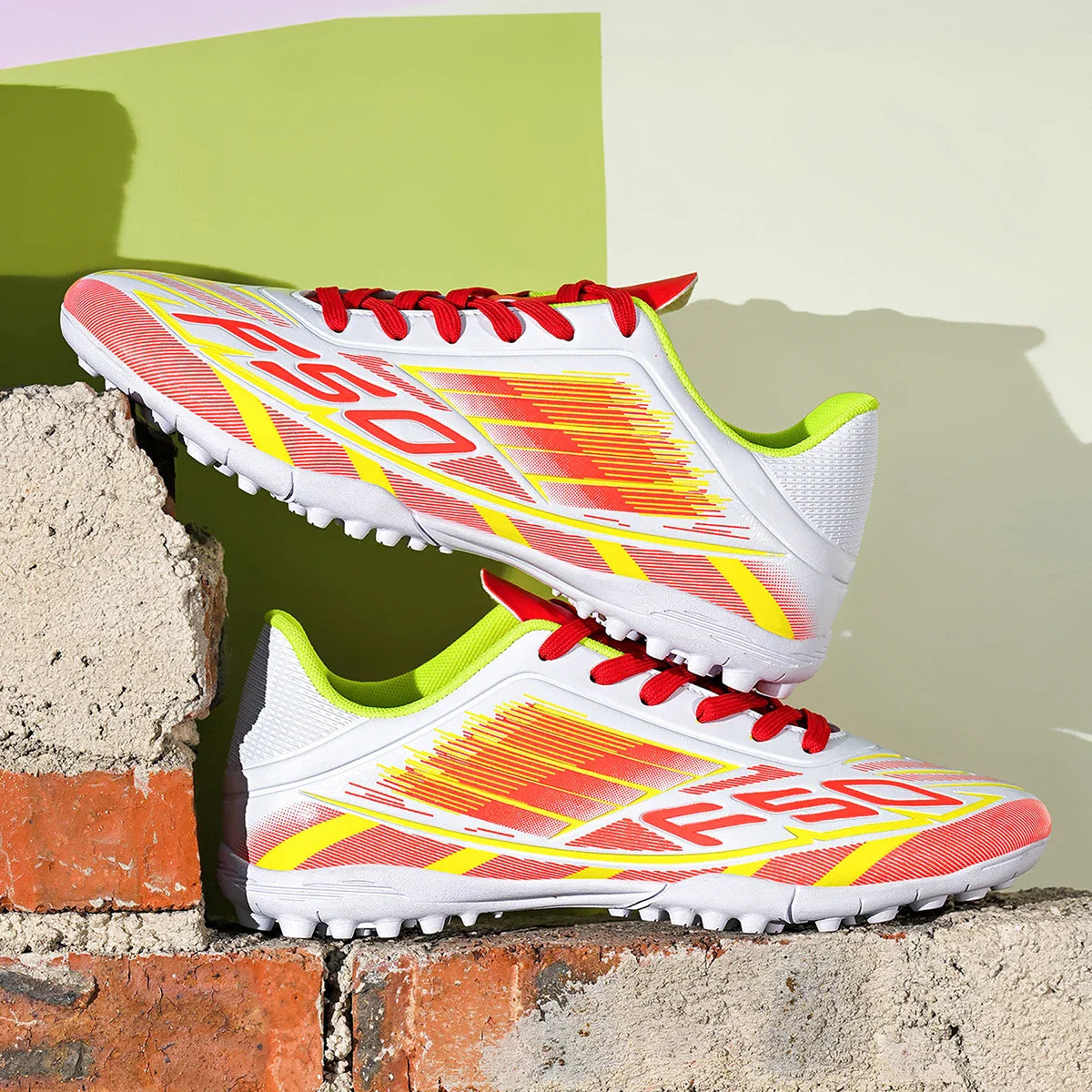 TF Soccer Cleats Men Women Kids PU Synthetic Upper Rubber Outsole Wear-resistant Non-slip Training Shoes