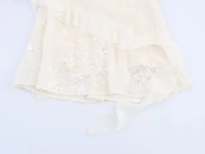 Sequin Mini Dress Woman Sexy Slip Party Dresses for Women Summer Backless Women's Dress Straps Beach Short Dresses
