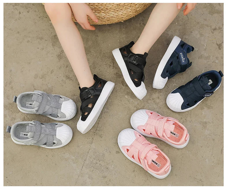 Summer new men's and women's children's sports shoes breathable outdoor sandals children's beach shoes children's