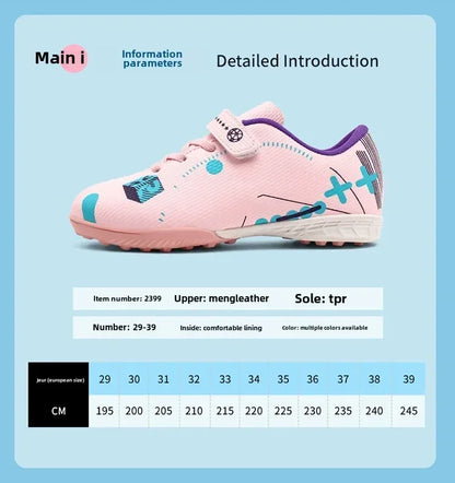 Soccer Shoes for Children Professional Original Kids Football Boots Society Kid Sneakers Indoor Football Trainers Youth Sports