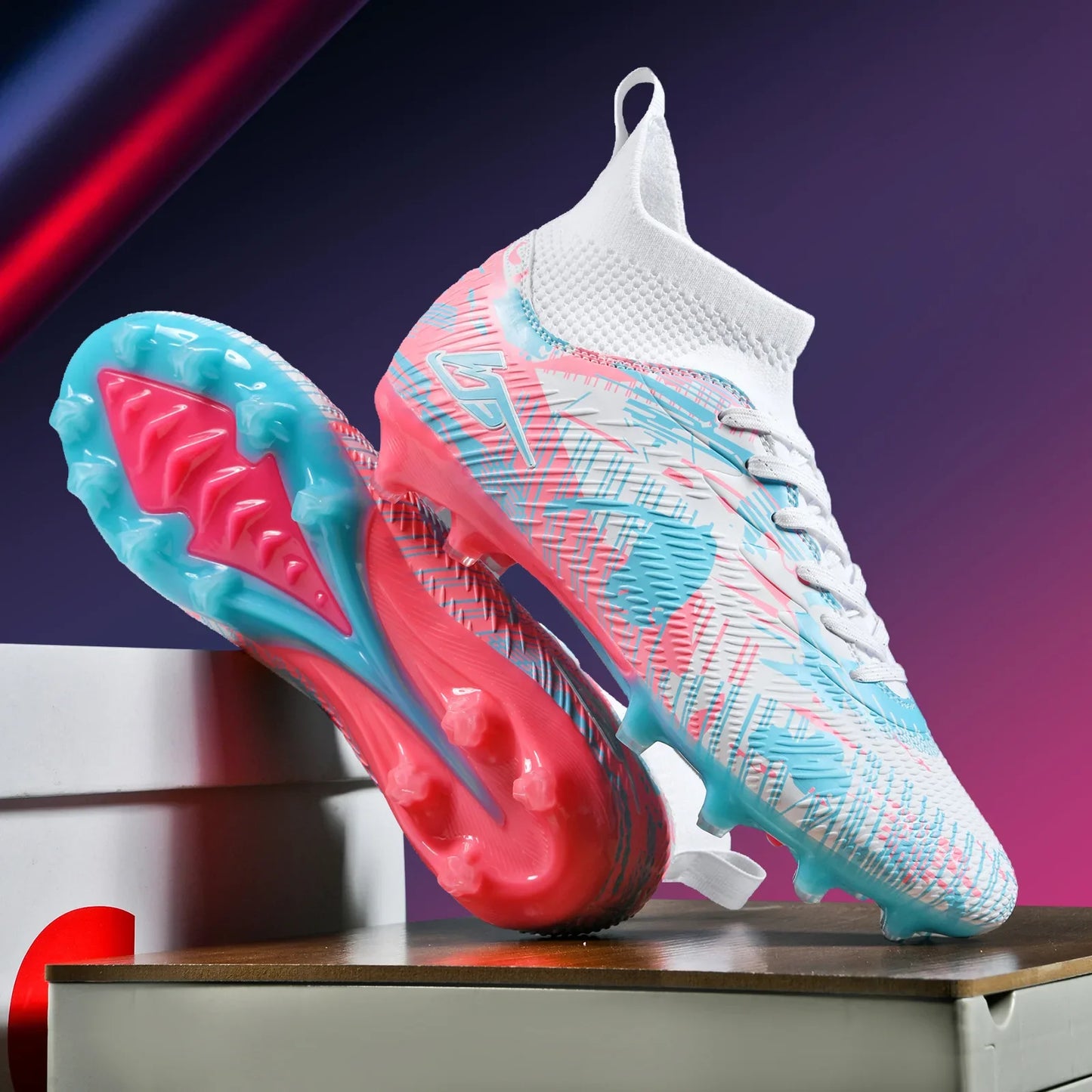 Men Soccer Shoes TF/FG Sneaker Boy Comfortable Society Original Resistant Top Quality Football Shoes Long Spikes Football Boots