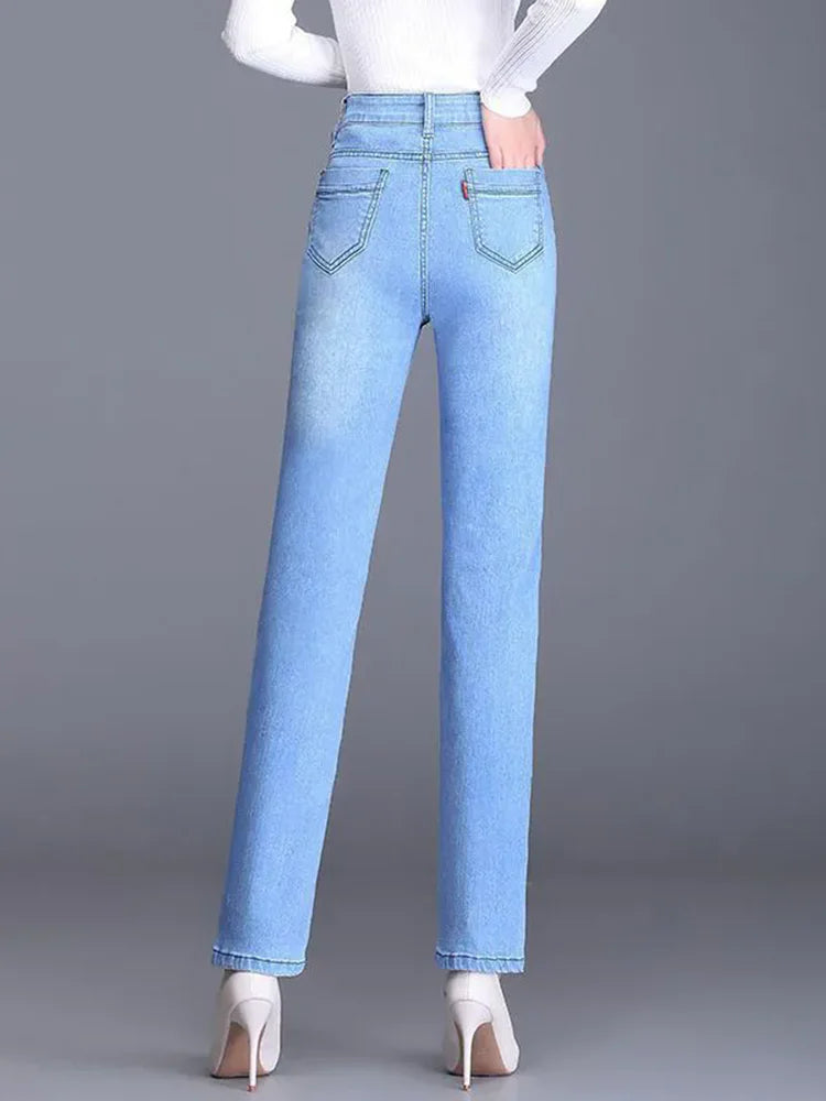 Embroidery Design Skinny Pencil Jeans