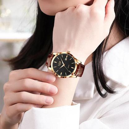 Women Watch Fashion Leather Military Sport Waterproof Watches For Women Top Brand Luxury Women's Bracelet Watch Reloj Mujer