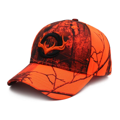 Baseball Cap Fishing Caps Men Outdoor Hunting Camouflage Jungle Hat 3D Deer Embroidery