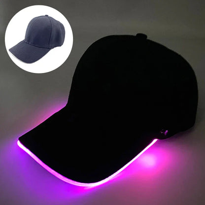Baseball Caps Night Glow Light Cap Boys Girls Fashion Headwear Costumes Accessory Caps Hats
