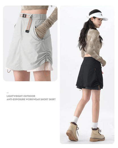 2026 High-Quality Outdoor Women's Mini Skirt, Anti-Exposure, Casual Breathable, Durable and Fashionable Ultra Short Skirt