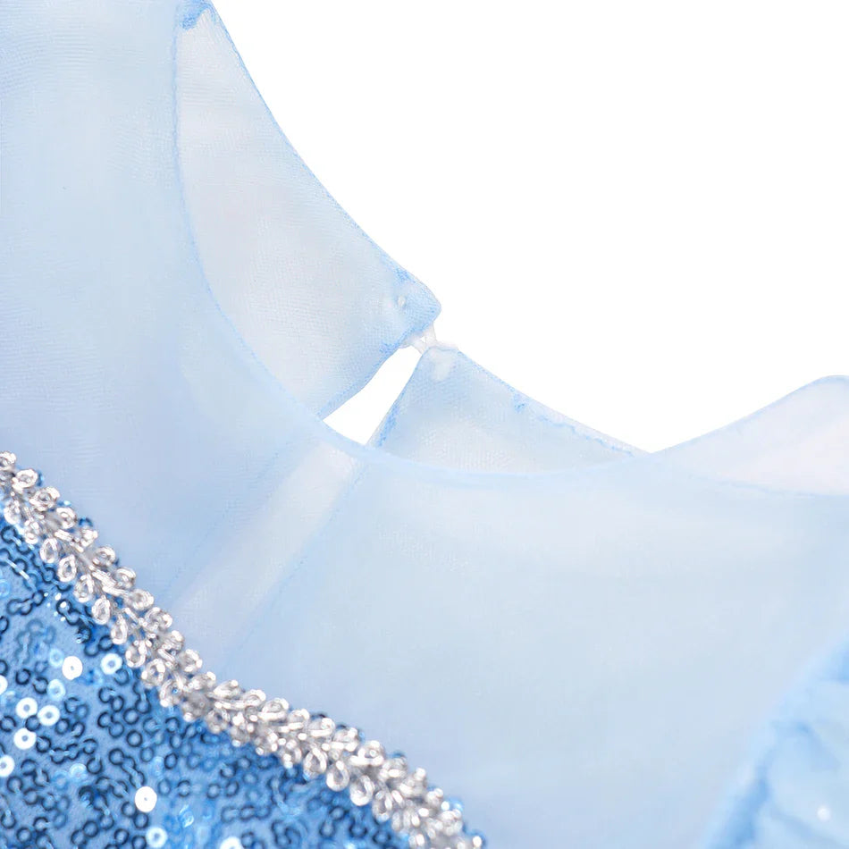 Vestidos de Elsa para Meninas Fantasia de Princesa Infantil Lantejoulas Fantasia Infantil Cosplay Rainha Roupas de Halloween Vestidos de Festa de Carnaval