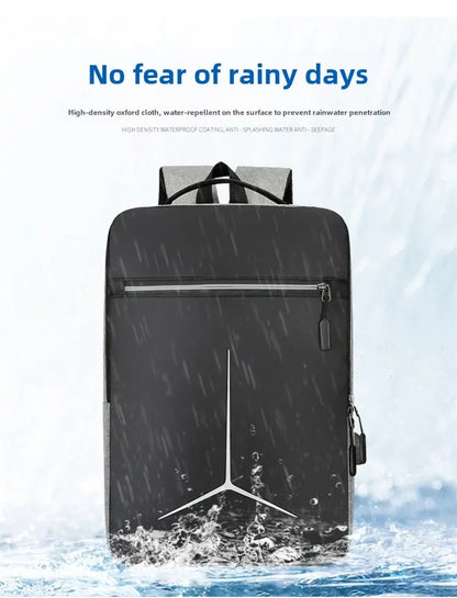 New Anti-theft USB Waterproof Hard Case Travel Smart Laptop Motorcycle Backpack Man EVA Fashion Business Men's Shell Backpack