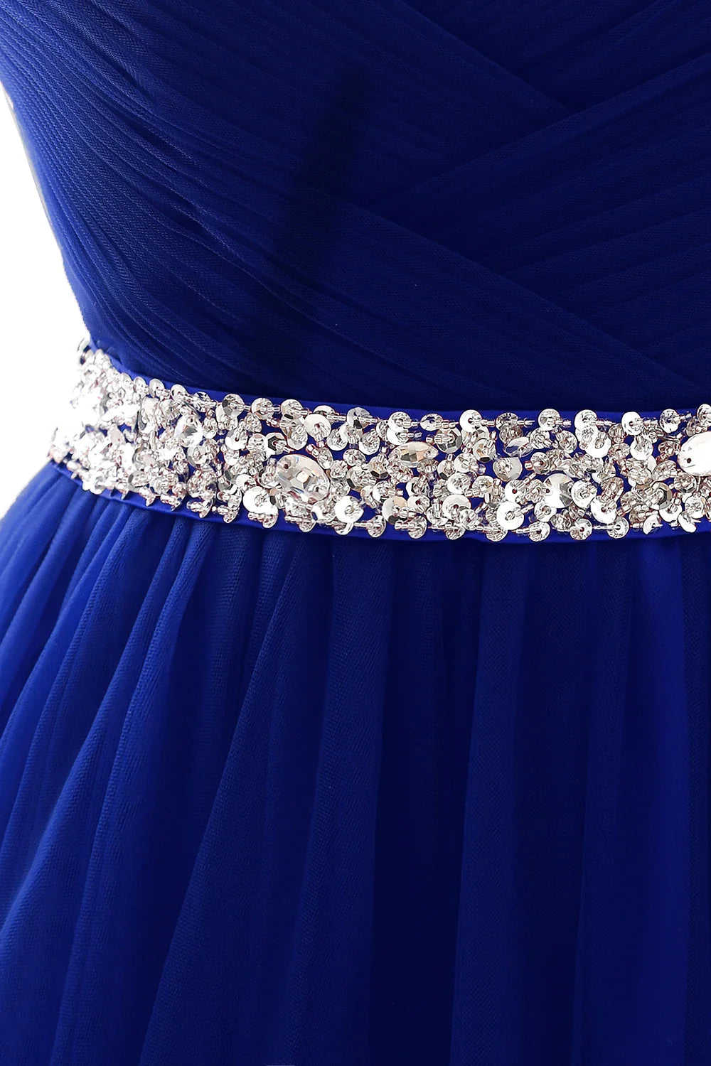 Vestidos de Noite de Tule Azul Royal com Renda, Cristais e Lantejoulas para Festa Formal de Noiva, Sexy, sem Mangas, Vestido de Baile, Branco, Borgonha