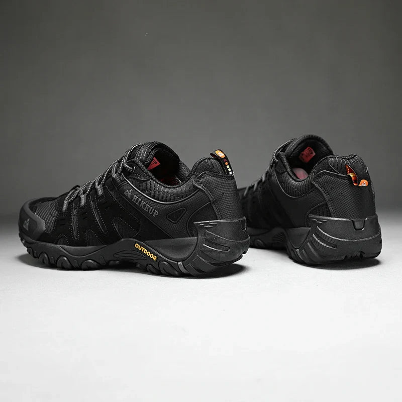Men's Hiking Shoes Suede Leather Outdoor Shoes Wear-resistant Men Trekking Walking Hunting Tactical Sneakers
