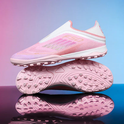 Men Soccer Shoes Training TF Football Boots Futsal Ultralight Match Long Spikes Breathable Indoor Sneakers Cleats Drop Shipping