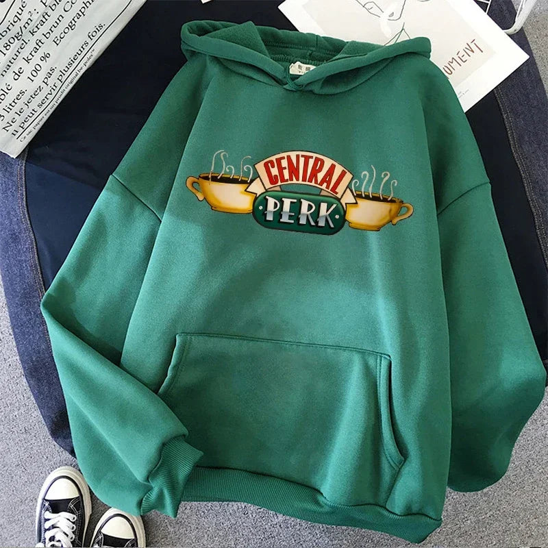 Friends TV Show Hoodies for Women, Funny Cartoon Friends Hoodies, Ullzang Graphic, Vintage Anime Sweatshirt, Female Hoody, 90s
