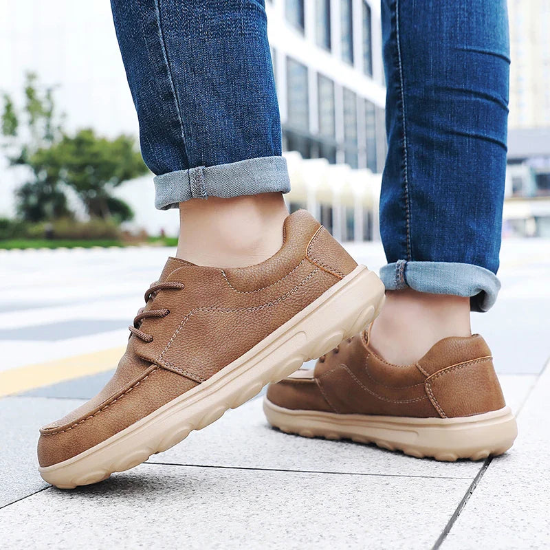 Men's casual leather shoes Genuine Leather Men's Casual Shoes Summer Men Shoes handmade Leather Men Loafers