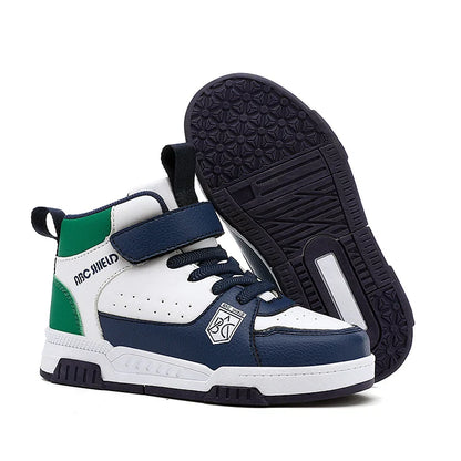 Children‘s High-top Basketball Boots Boys Girls Non-slip Basketball Trainers Outdoor Jogging Sneakers Breathable Athletic Shoes