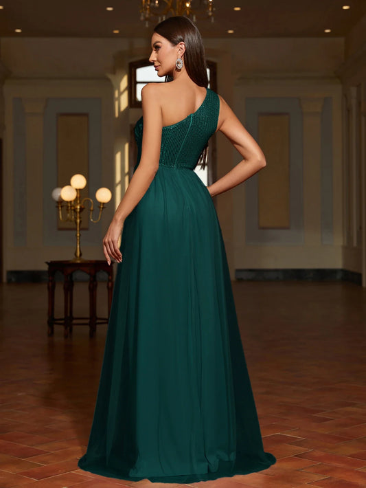 Family Gathering Birthday Party Dress, Elegant and Fashionable Gown, Women's Long Dress, Party Dress, 2025 New Model, Women's Evening Dress, Host Performance Dress, Bridesmaid