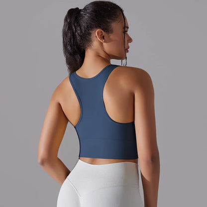 Nylon Sexy Women's Sports Bra Top Women Tight Elastic Gym Sport Yoga Bras Crop Top Yoga Clothes Stretch Women Sports Underwear