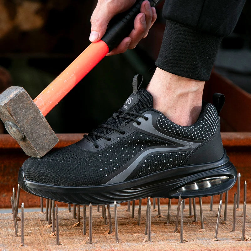 Men's safety shoes, puncture resistant work shoes, women's fashionable safety shoes, protective shoes