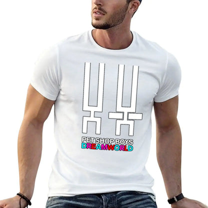 Pet Shop Boys T-Shirt tees blanks anime clothes sublime men clothing