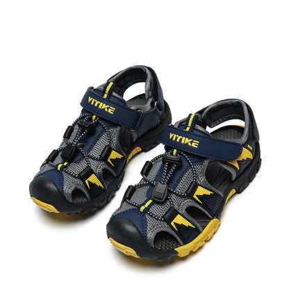 Boys Girls Sports Sandals Summer Kids Closed Toe Outdoor Sandals Athletic Water Shoes Sandals Child Pool Beach Sandals
