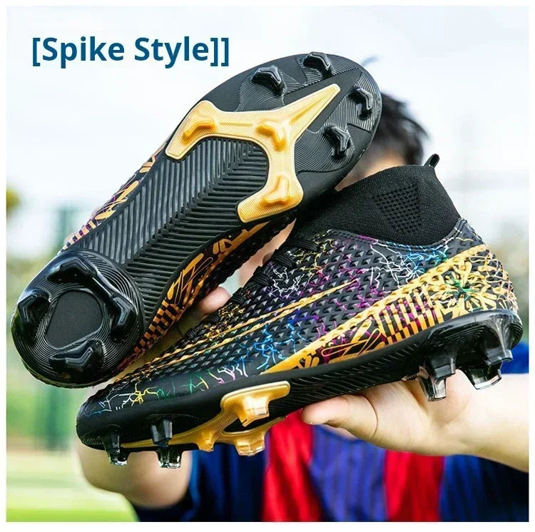 Refreshing Breathable Feet Children's Non-slip Fashion Casual Sports Shoe Youth Soccer Shoes Indoor Outdoor Grass Training Shoes