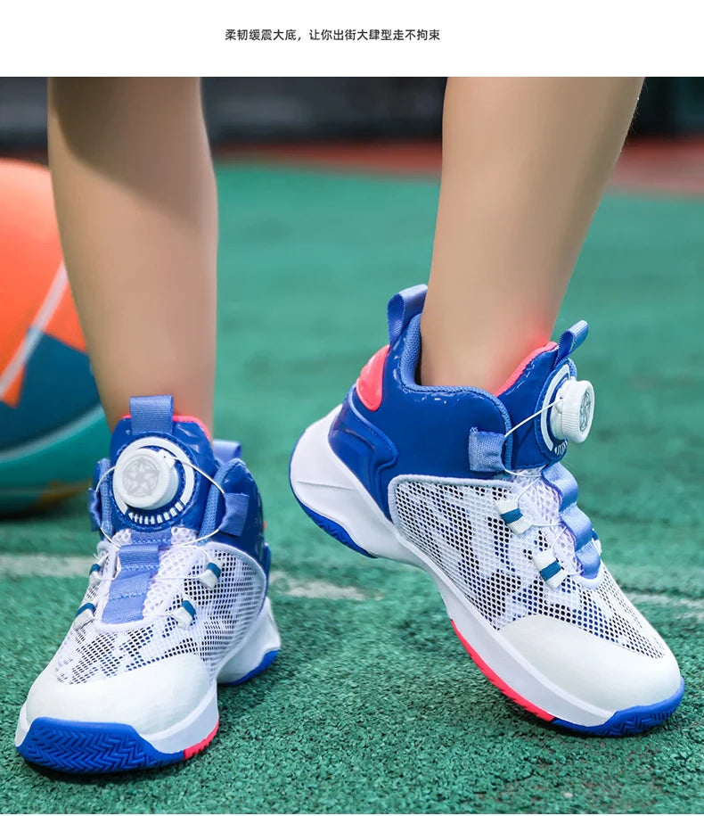 High-Quality Breathable Casual Basketball Shoes for Boys Fashionable Children's Footwear for Comfort And Style