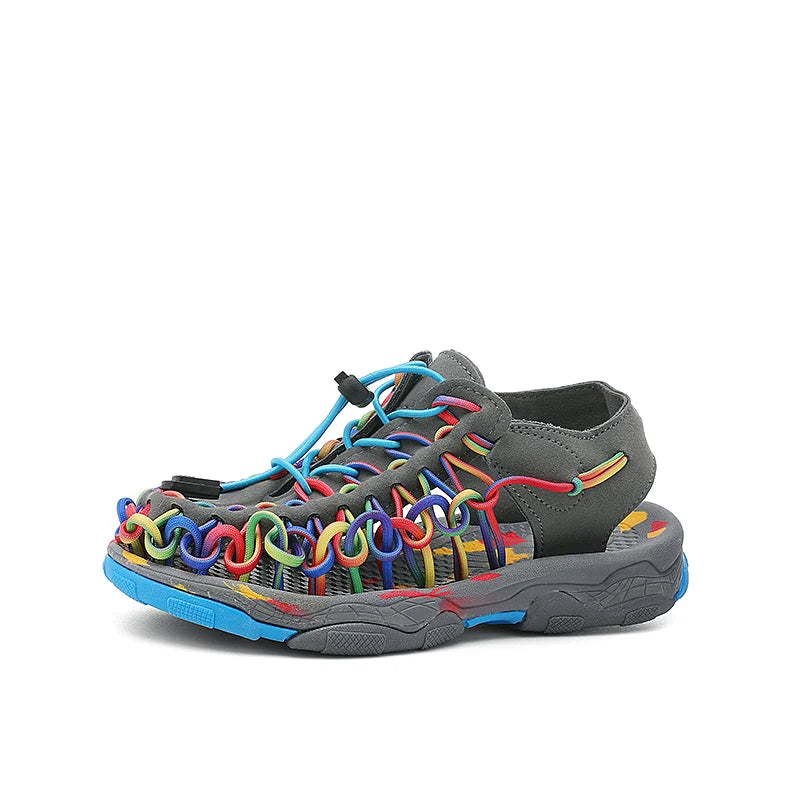 Hot Sale Kids Sports Sandals Summer Boys Beach Shoes Outdoor Sneakers Sandals Rubber Non-slip Casual Sandals for Children
