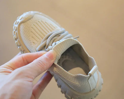 Sport Running Soft Casual Breathable Spring Autumn Baby Boys Girls Bottom Non-Slip Kids Sneakers Children Shoes