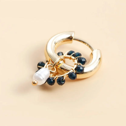 Geometric Crystal Asymmetric Dual-use Ear Buckle Earrings for Women Jewelry