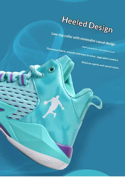 A pair of children's four-season high-top mesh basketball shoes, wear-resistant and comfortable sneakers, size 30-40，CT-685