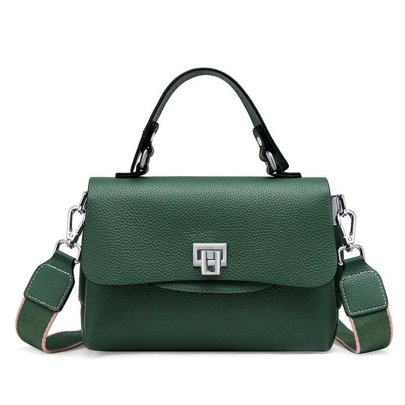 Women Genuine Leather Top-handle Bag Envelope Bags Luxury Designer Shoulder Handbag Ladies Elegant Crossbody For Ladies