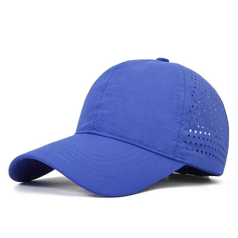 56-62cm Large Size Summer Baseball Cap Men Women Breathable Mesh Trucker Hat Snapback Cap Quick Dry Visor Outdoor Sports Sun Hat