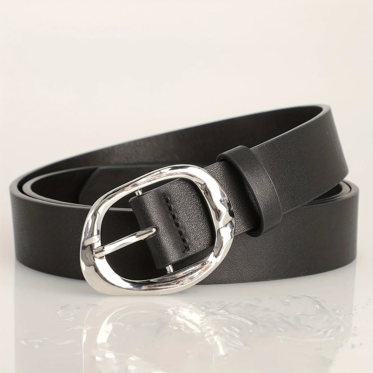 New Luxury Women's Belt Fashion Casual Classic Silvery Buckle Belts Plus Size - Pair with Jeans, Pants, Dress, For Ideal Gifts