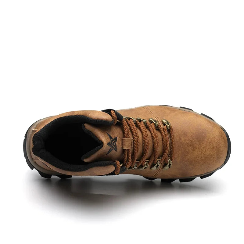 Safety Shoes Men Lightweight Sneaker Steel Toe Cap Shoes Anti-smash Puncture-Proof Work Safety Shoes Protective Boots Work Shoes
