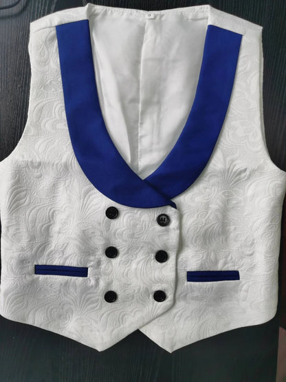Trendy Boy Christmas Ceremony Suit Fashionable Kids Holiday Formal Outfit For Children Winter Celebration Attire