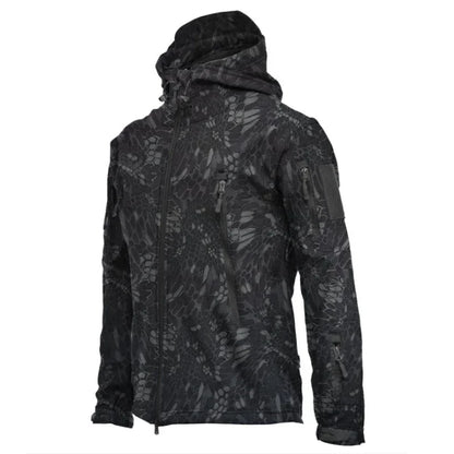 Military Waterproof Jacket Men's jacket Outdoor Soft Fleece Women's Windproof Breathable Thermal Hooded Suit Jackets