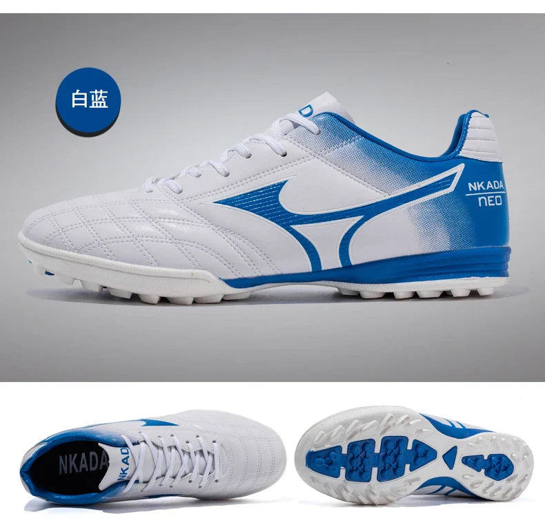 Hot Sale Youth Long Nail Soccer Shoes Children Students Large Size Broken Nail Soccer Shoes Unisex Training Shoes 35-45#