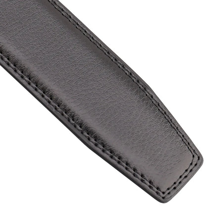 Men's Leather Belts Fashion Automatic Buckle Cowskin Male Belt Luxury Designer Black Brown 3.5cm Plus Size 130 140 150 160 170cm