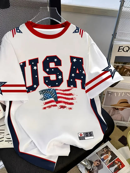 Summer Number Digital 3D Printed T-Shirt for Kids Sports Style Top Patchwork Short Sleeve Sports Football Jersey Y2k Loose Tops